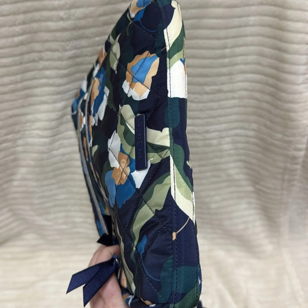 Vera Bradley Performance Twill Triple Zip Hipster Crossbody Bag - Immersed Bloom